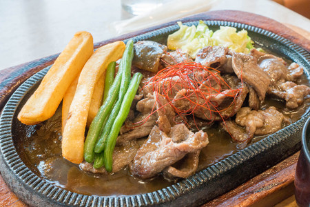 ジンギスカン定食(米子道【上り】・蒜山高原SA)・2