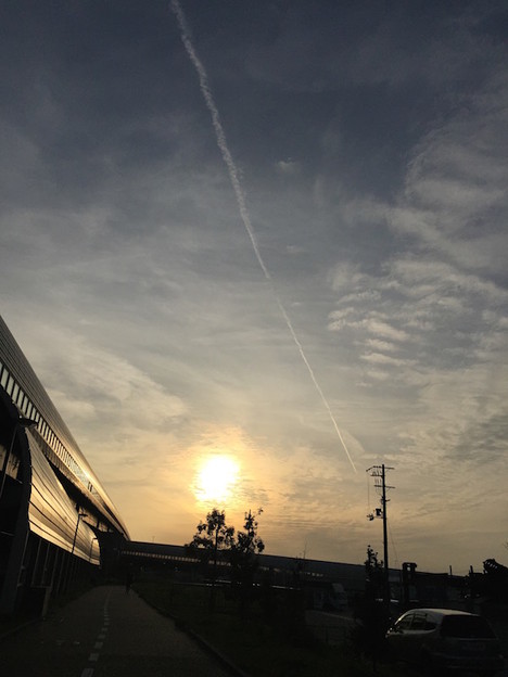 空を見ながら走るって気持ちいい