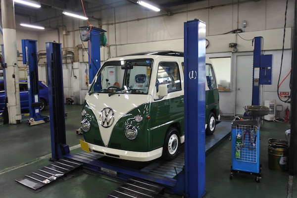 ミニバスはいろいろと整備していただき、翌日には戻ってくる ミニバスはいろいろと整備していただき、翌日には戻ってくる