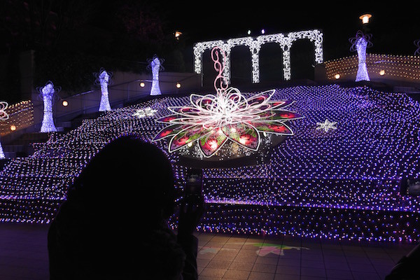彩鮮やかな電飾が家内好み 彩鮮やかな電飾が家内好み