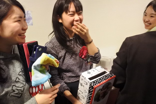発表を終えたプレゼンターさんの笑顔