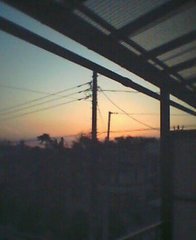 夕暮れ