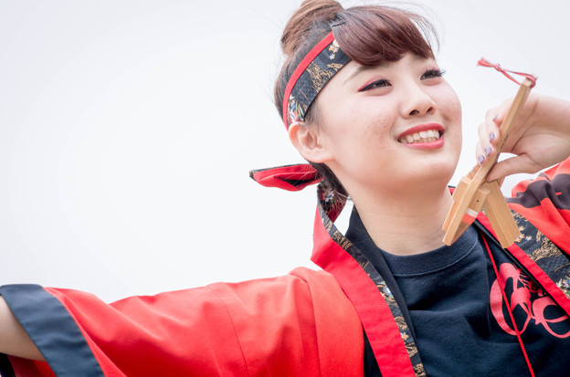 どまつり夜桜 in 岡崎2016 はんだ踊りん!チーム“GON”