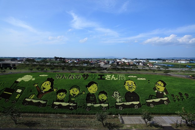 田舎館村 田んぼアート