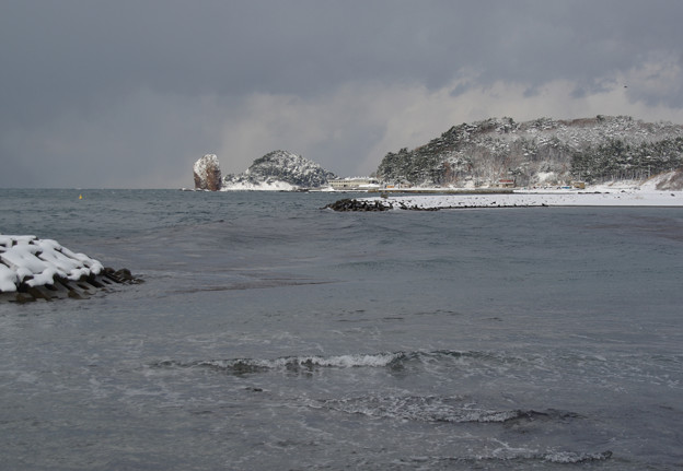 Photos: 寒さ厳しい裸島