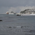 Photos: 寒さ厳しい裸島