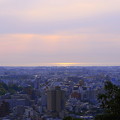 卯辰山見晴らし台から　日本海と街並み